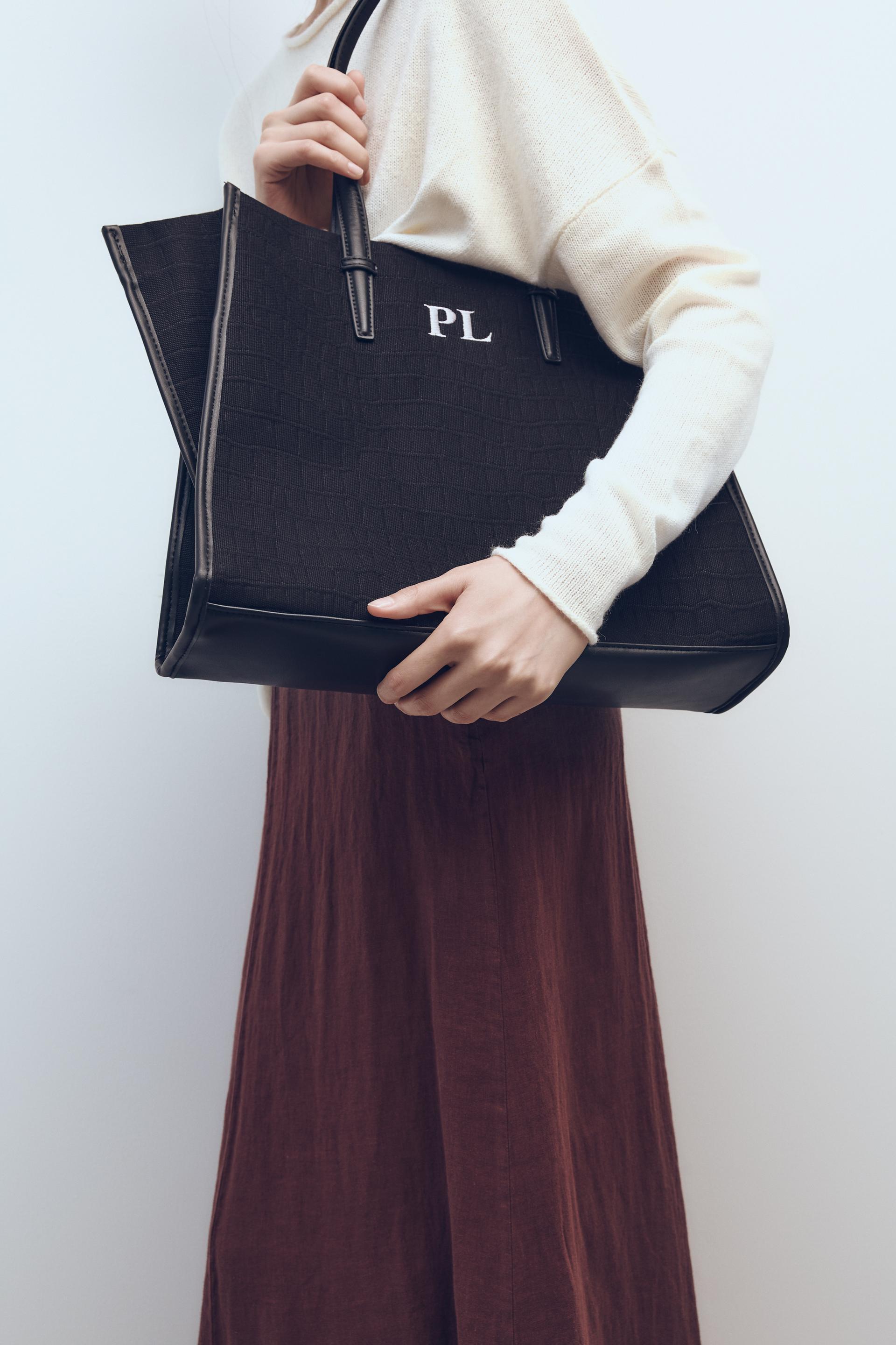 Zara terry cloth bag custom Clearance