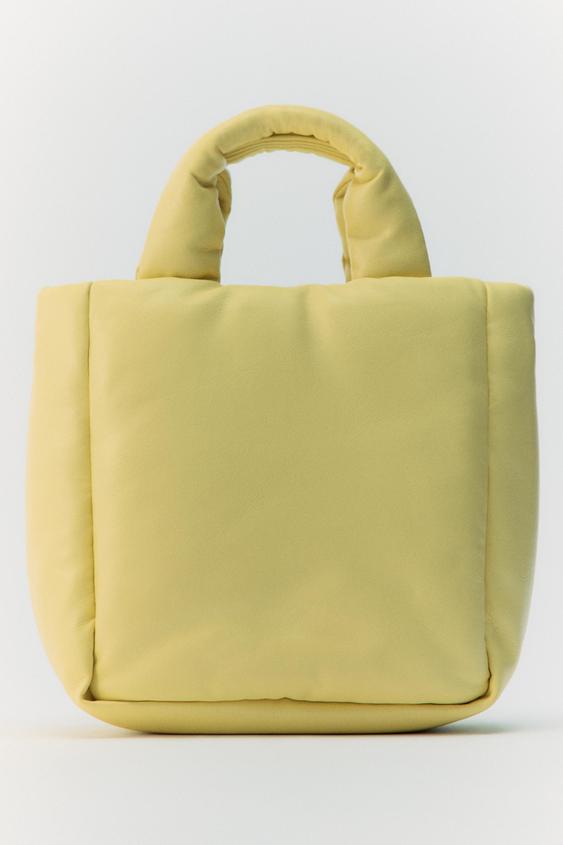 Zara quilted tote bag Clearance