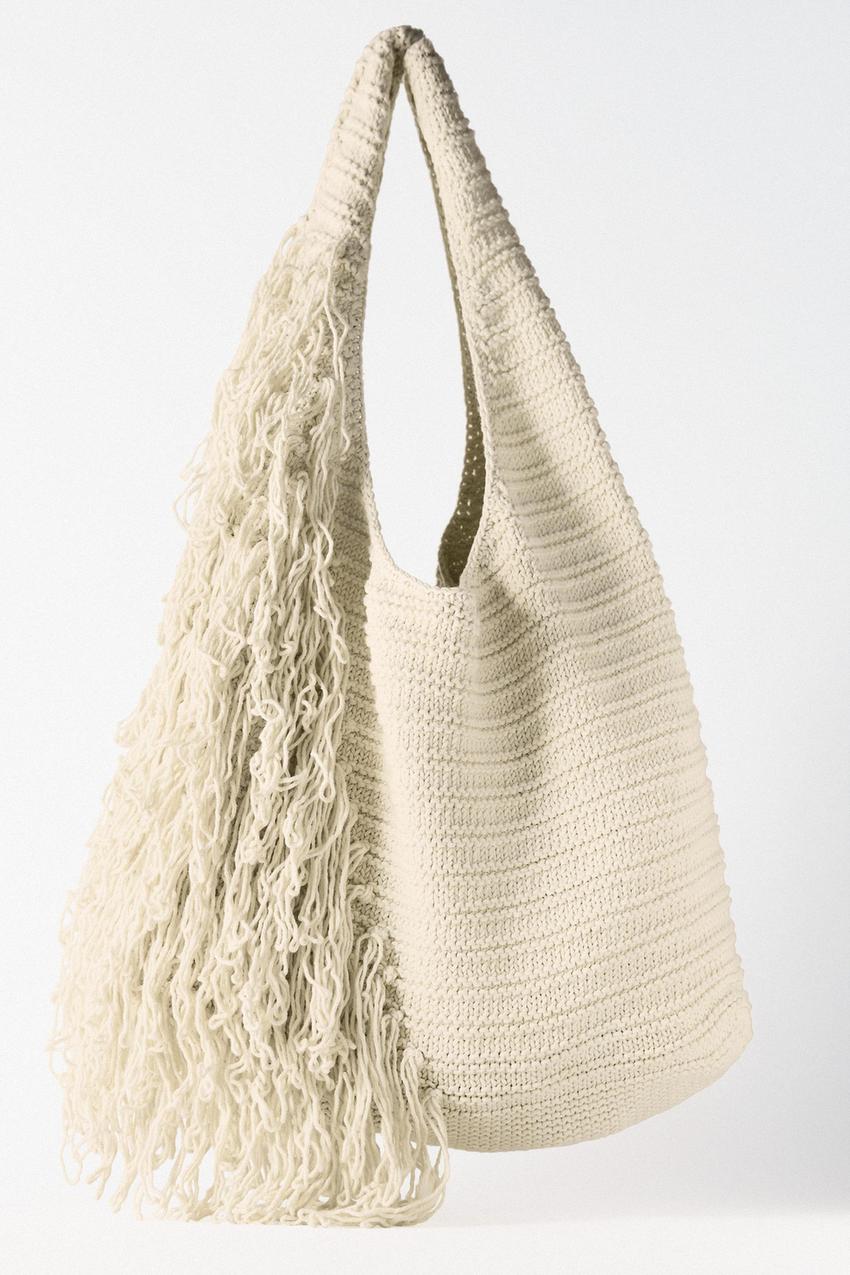 Zara bucket bag white Clearance