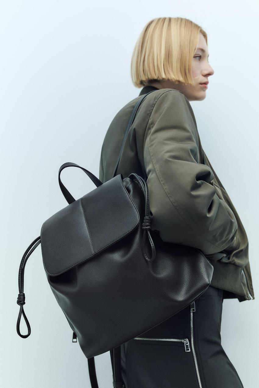 Handbag rucksack zara Clearance