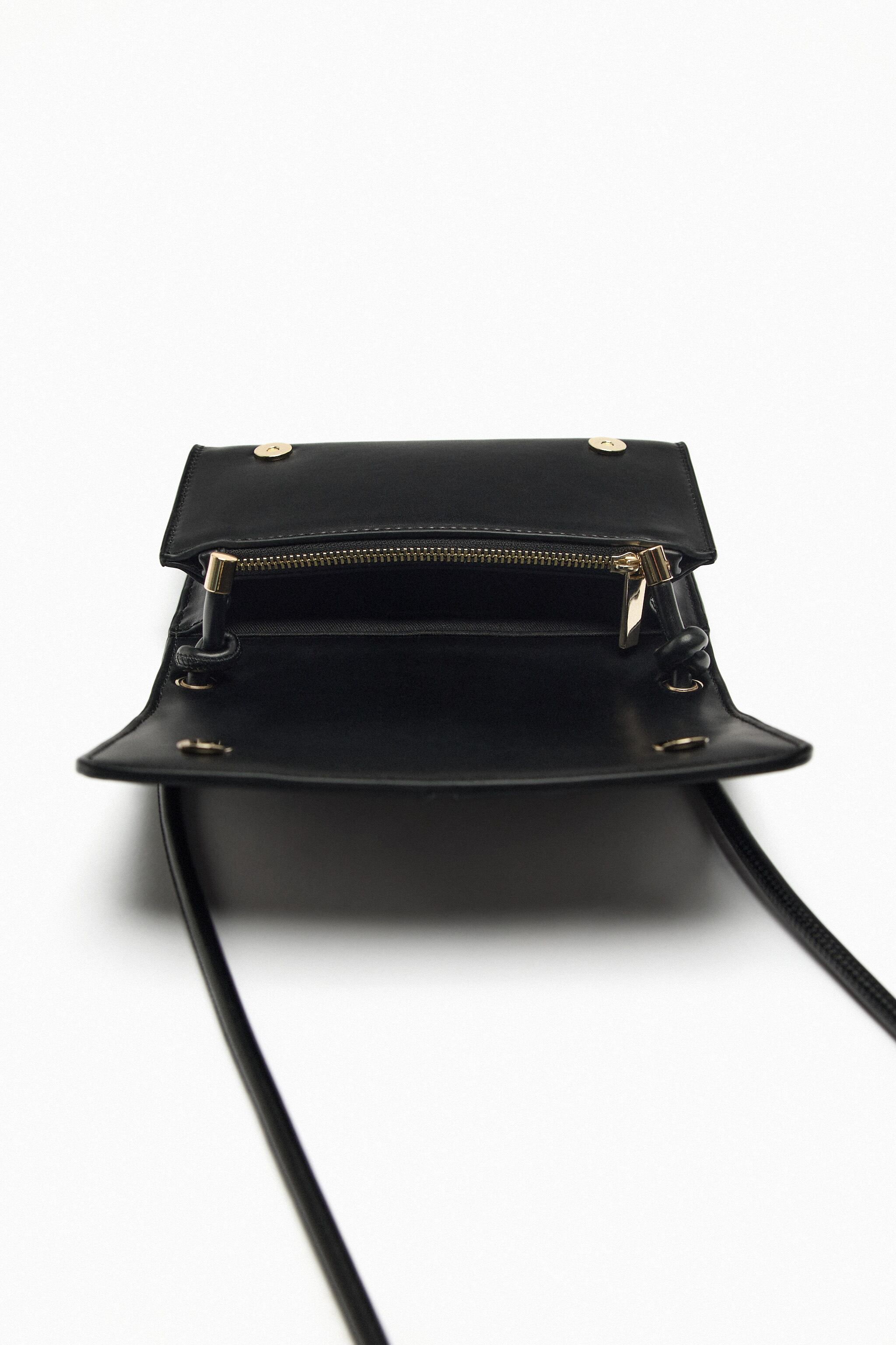KNOTTED STRAP CROSSBODY BAG
