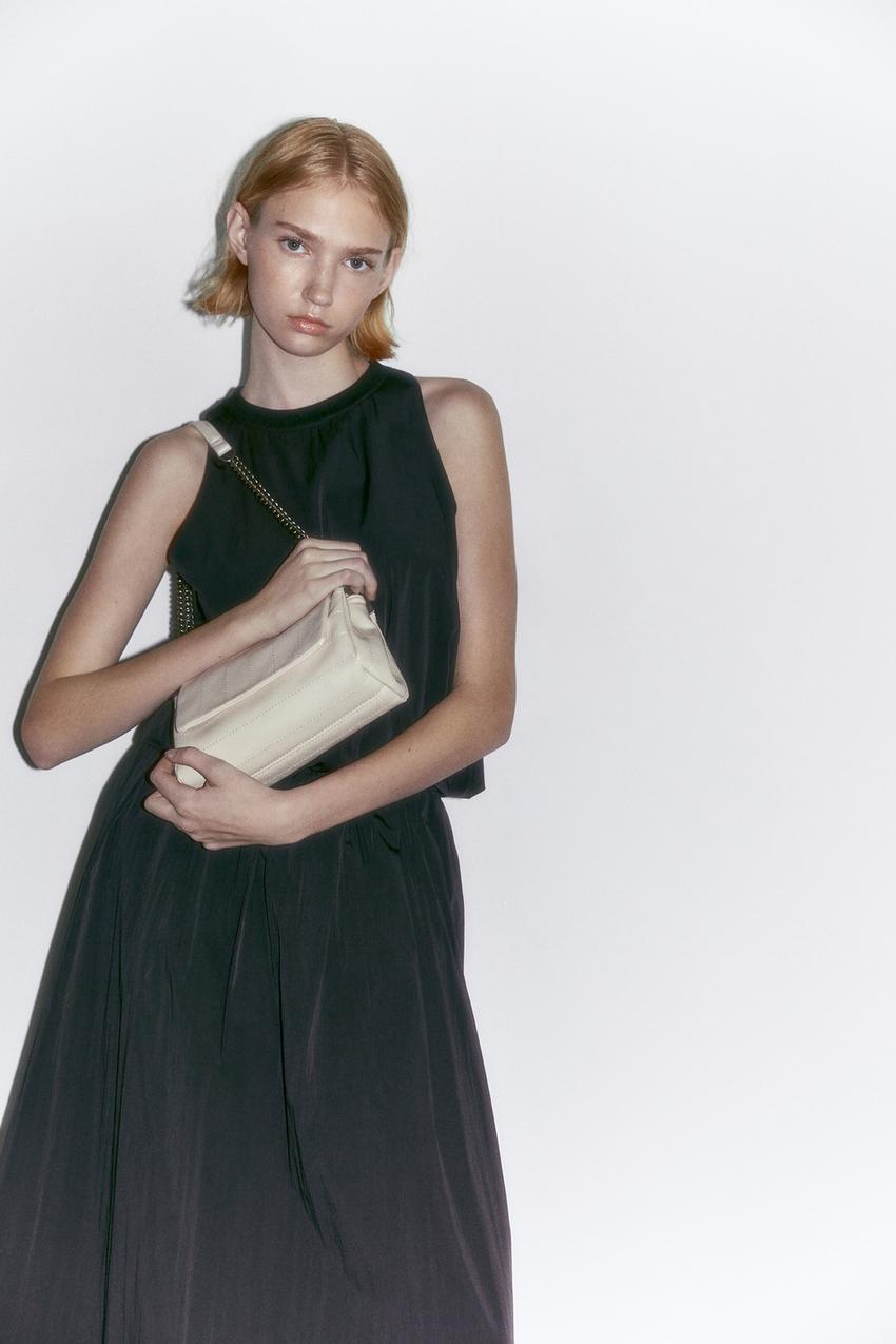 Zara rock flap bag Clearance