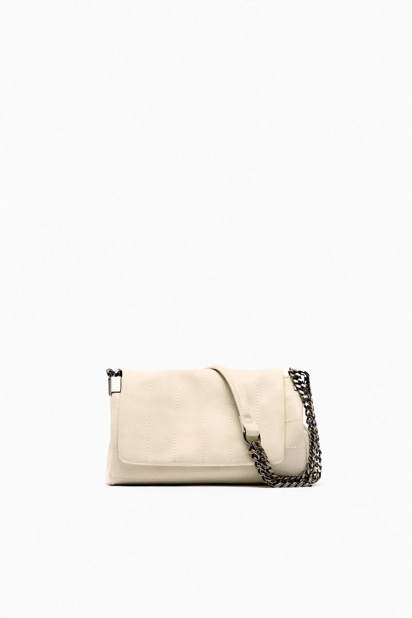 Zara white chain bag Clearance