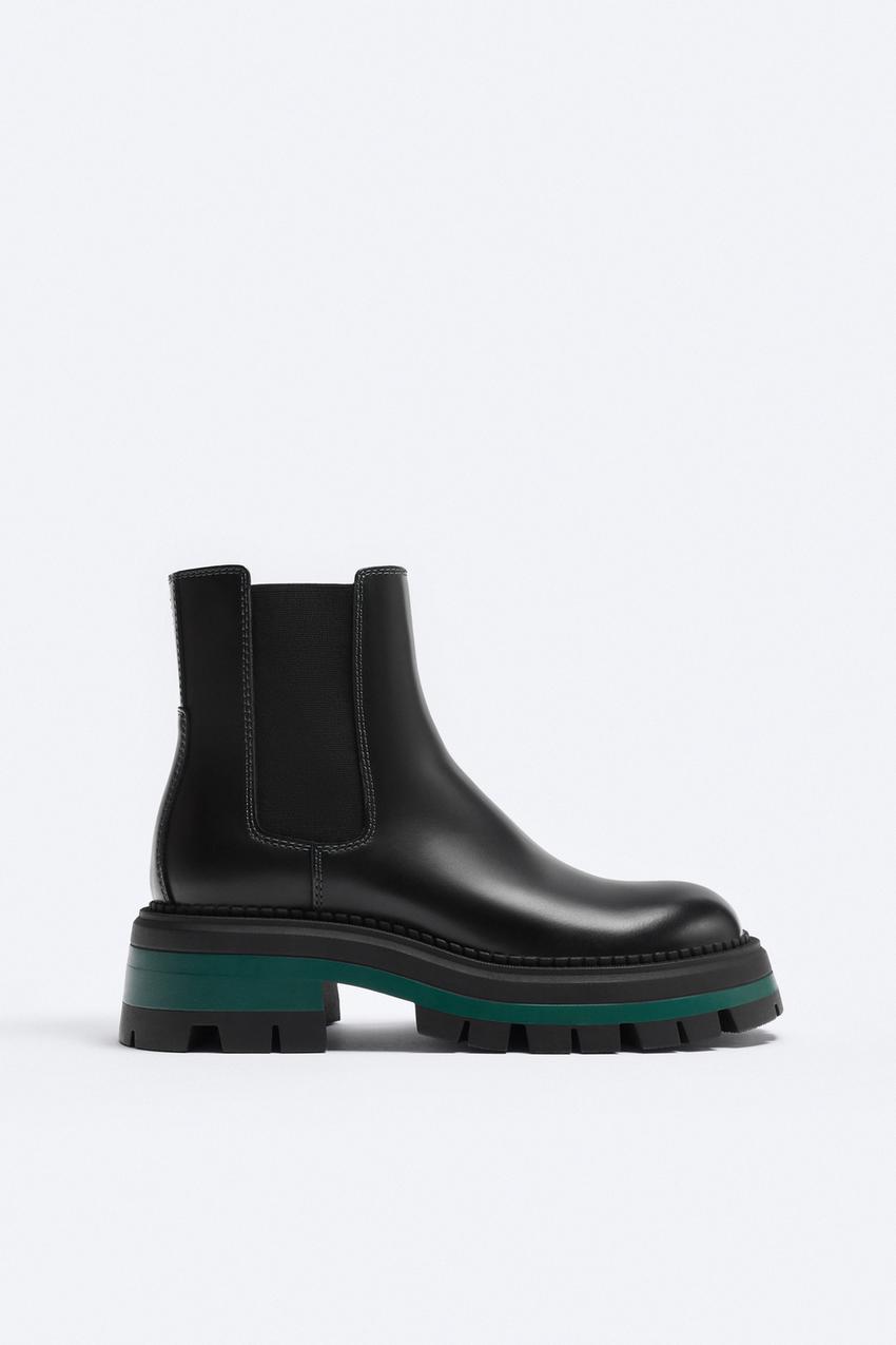 Zara chunky track sole boots Clearance
