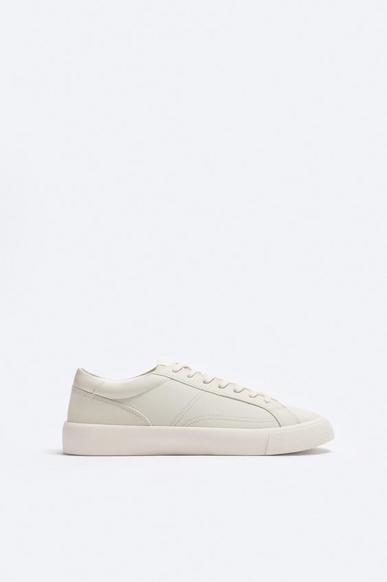 White zara shoes men's sneakers Clearance