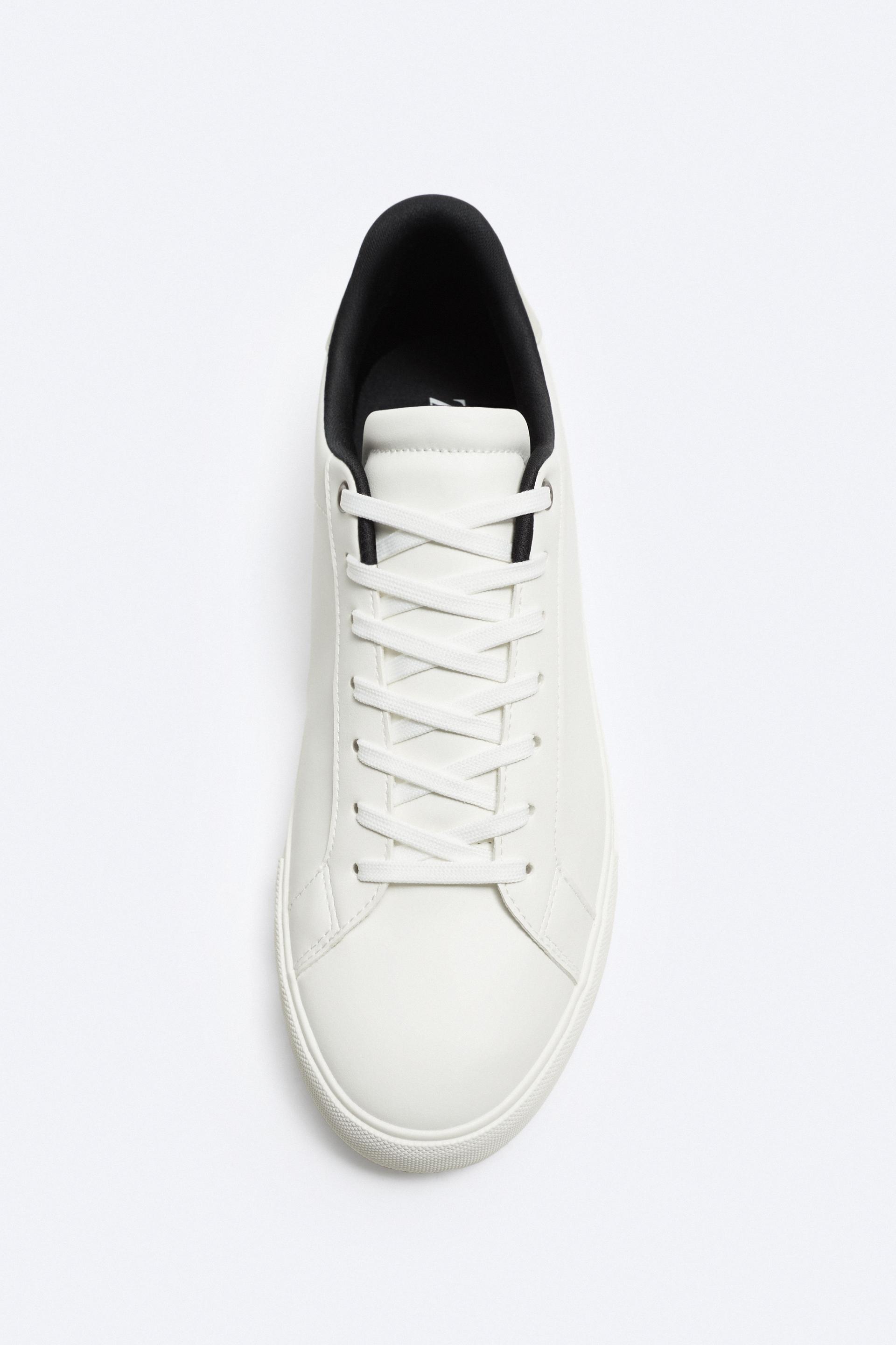 Zara all white sneakers Clearance