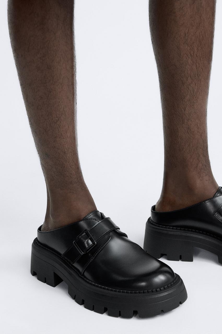 Zara black clogs Clearance