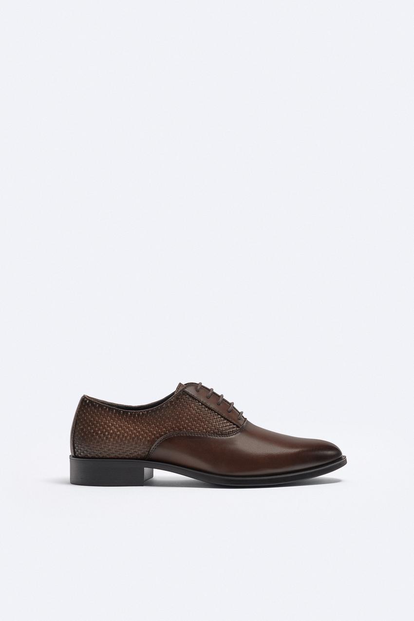 Zara mens oxford shoes Clearance