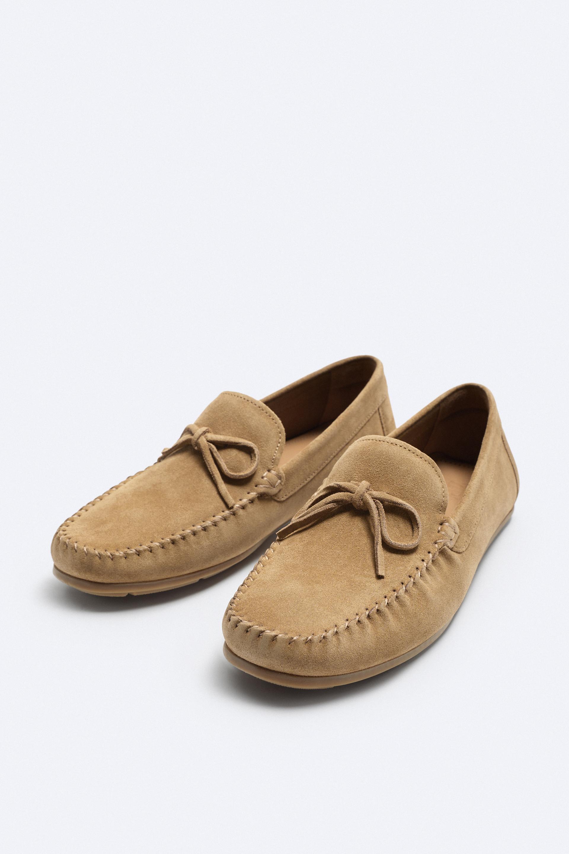 Zara mens suede shoes Clearance