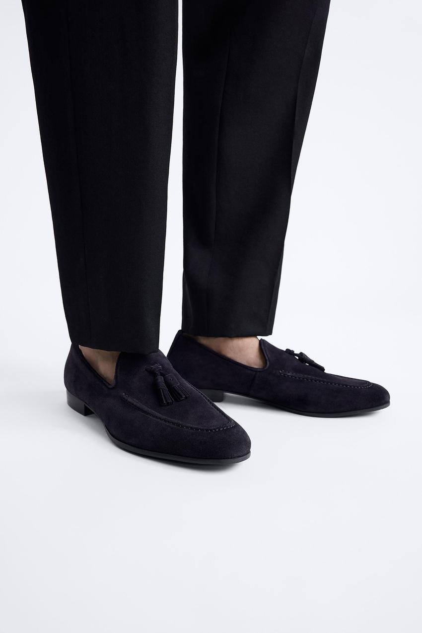 Zara mens suede shoes Clearance