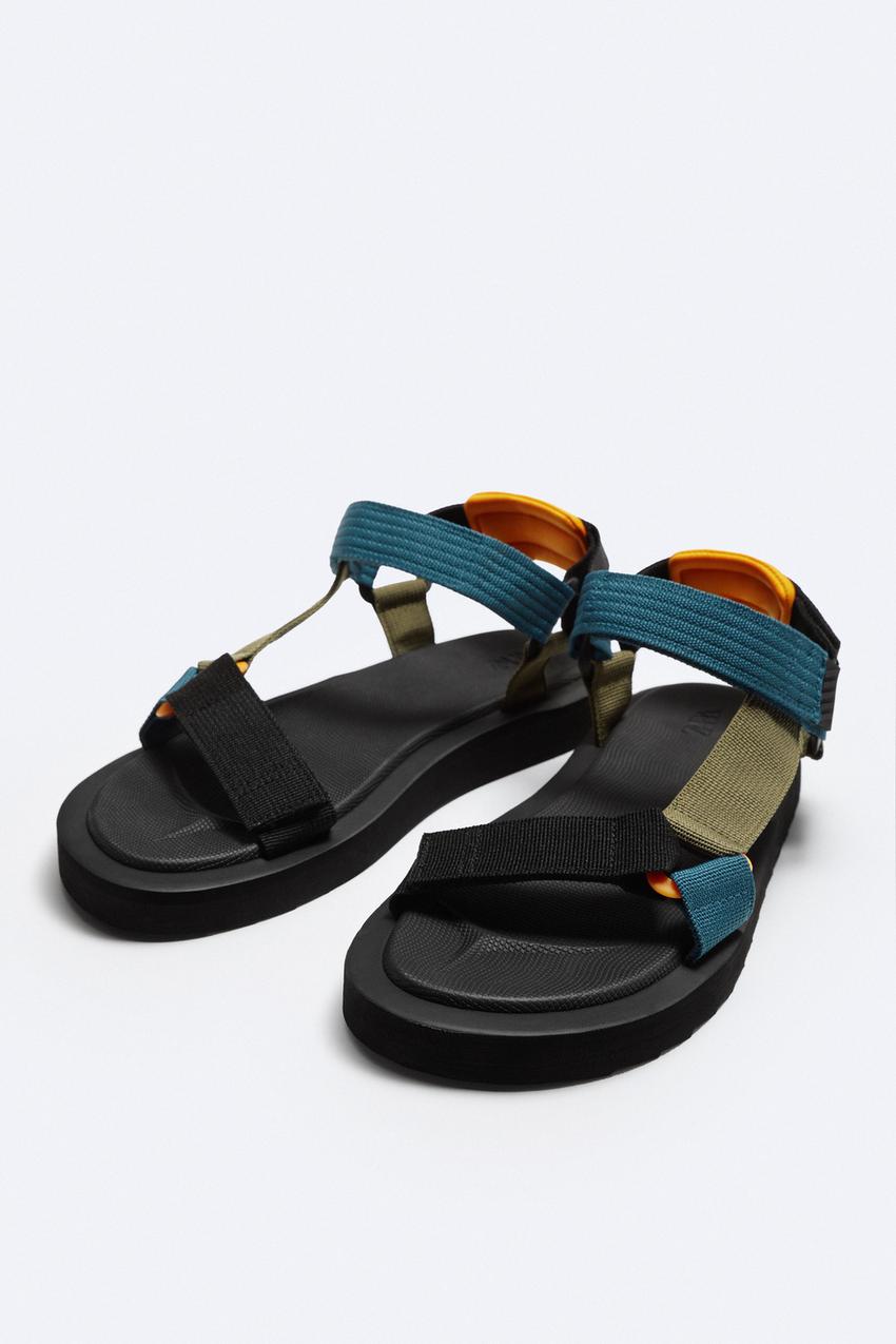 Zara multicolor sandals Clearance