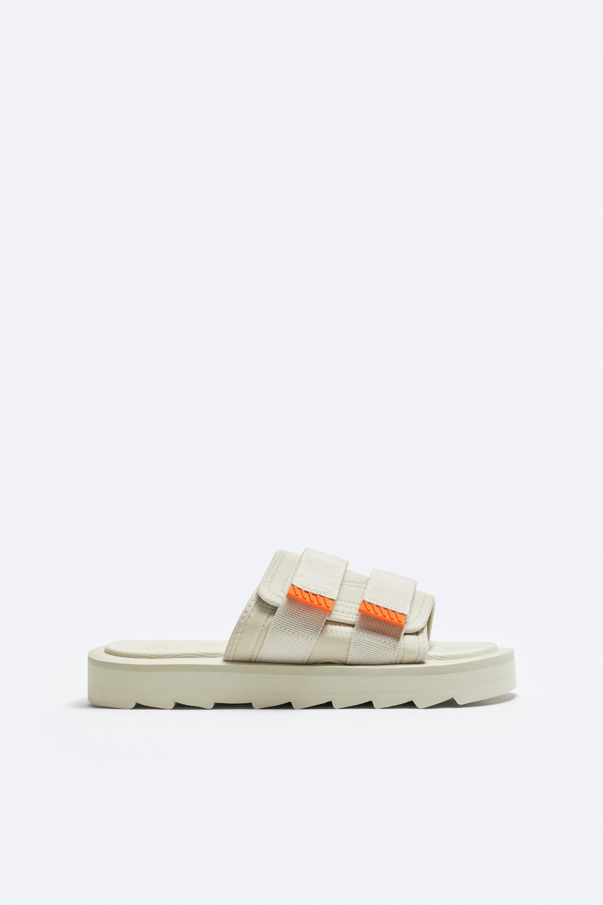 Zara chunky flip flops Clearance