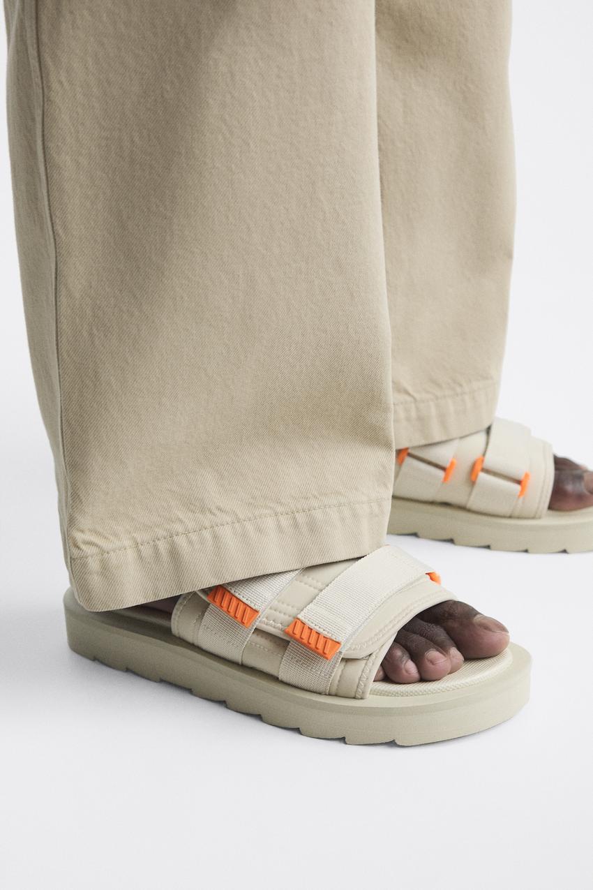 Zara chunky flip flops Clearance