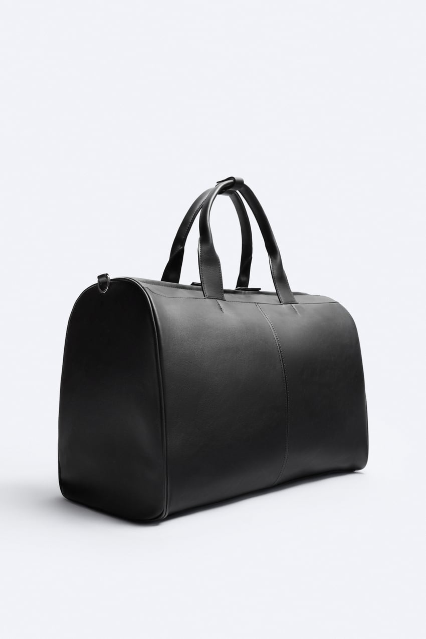 Zara - Soft Duffle Bag - Black - Men