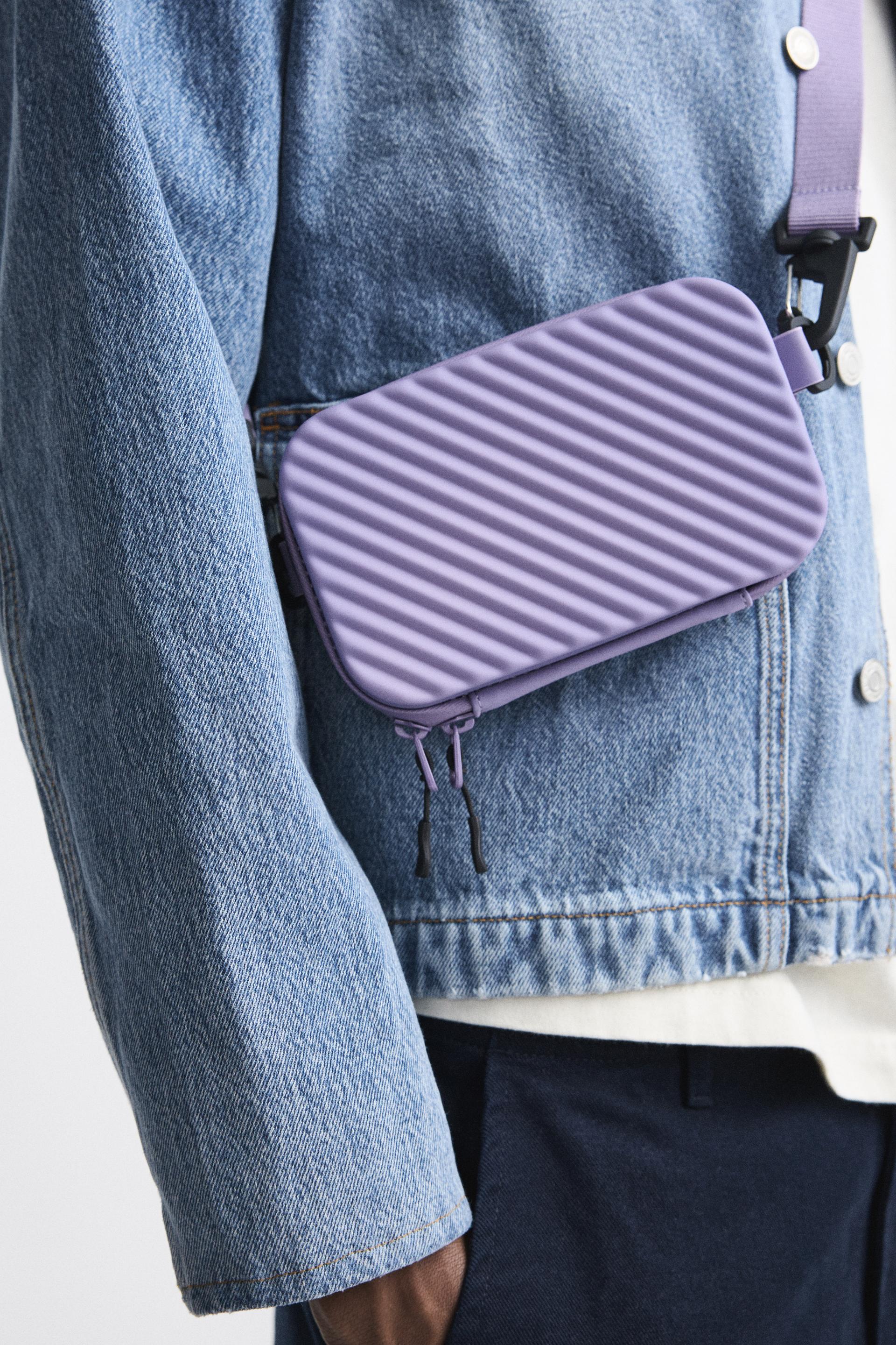 Purple zara bag Clearance