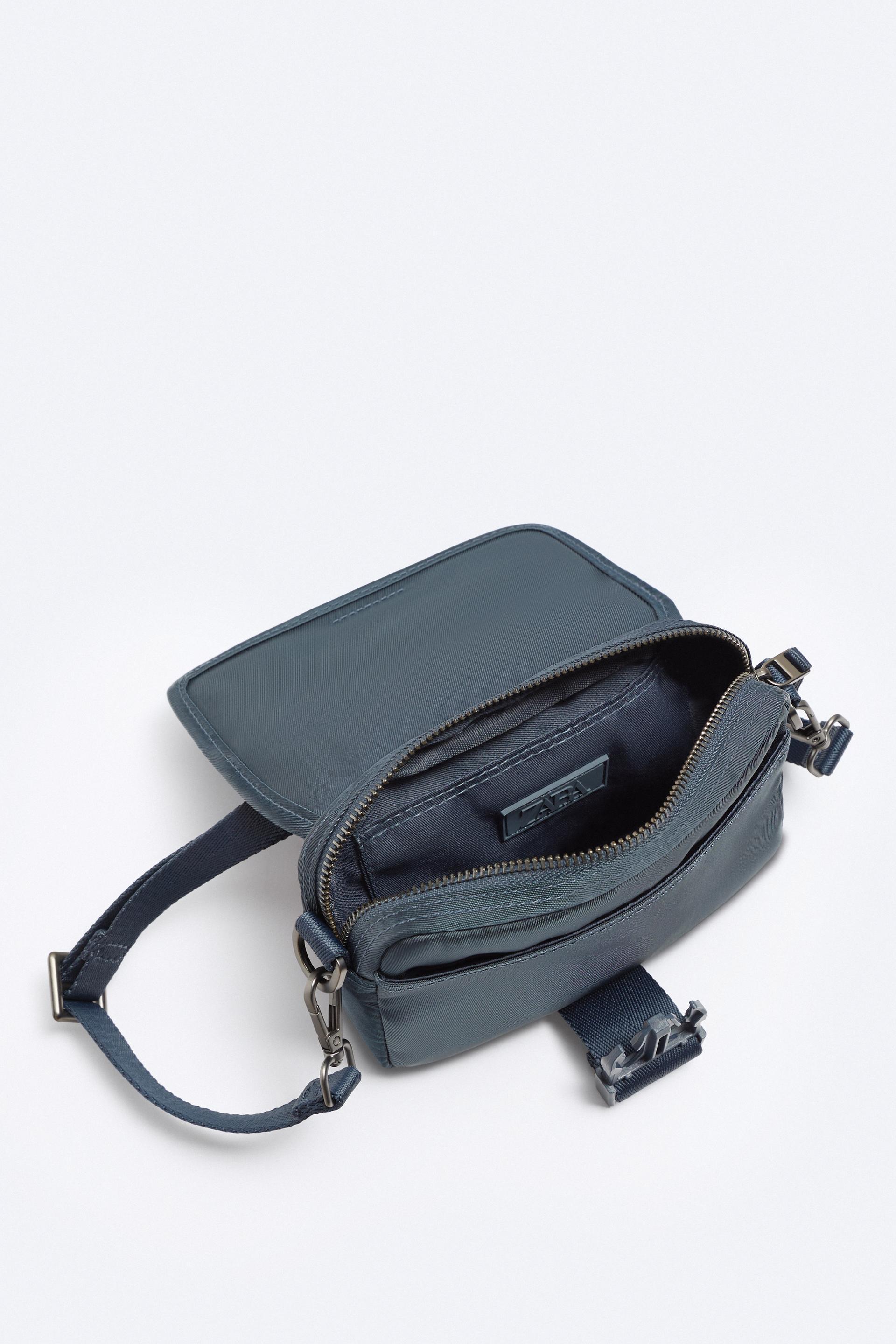 Zara nylon crossbody bag Clearance