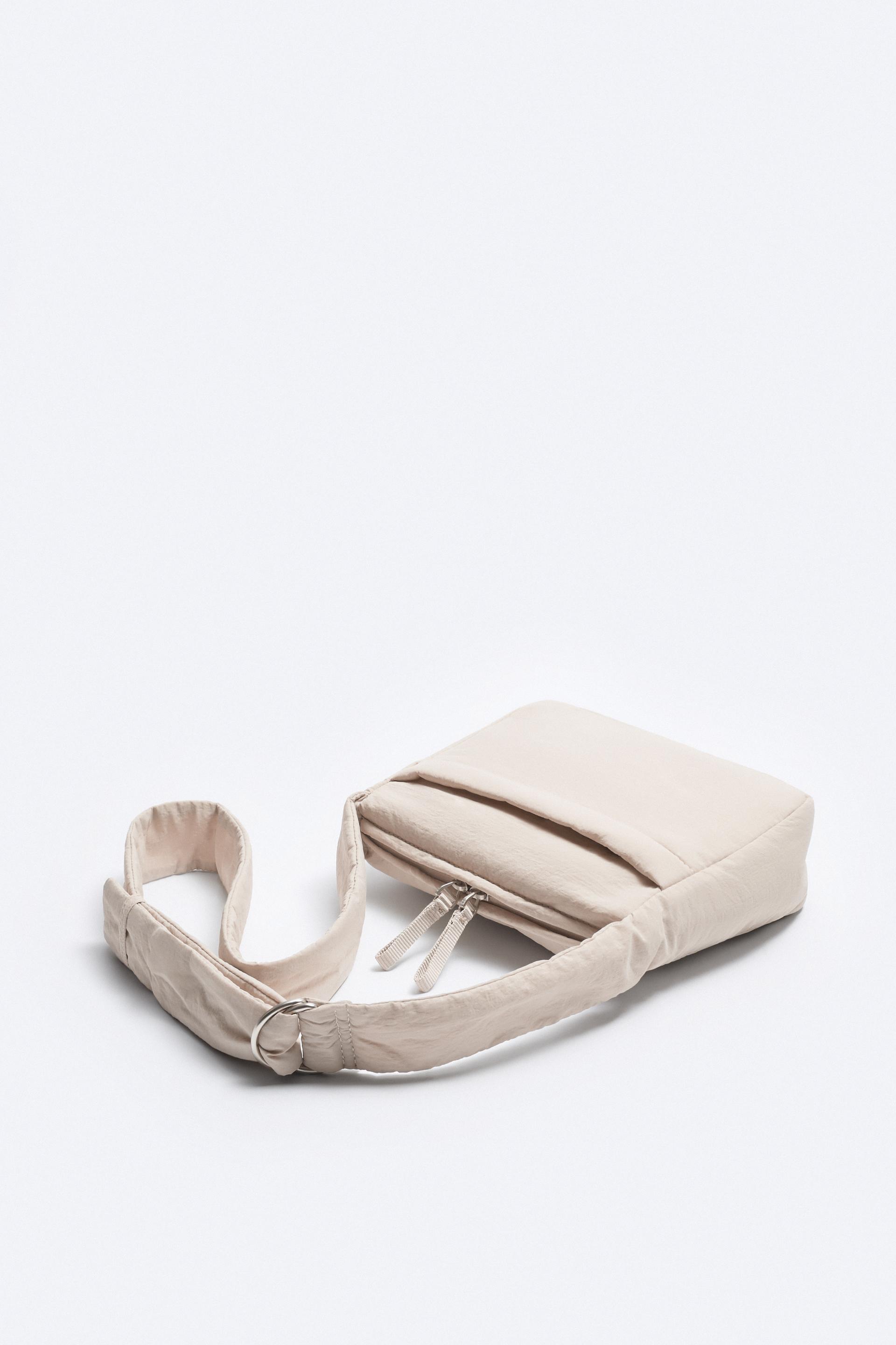 Zara nylon crossbody bag Clearance