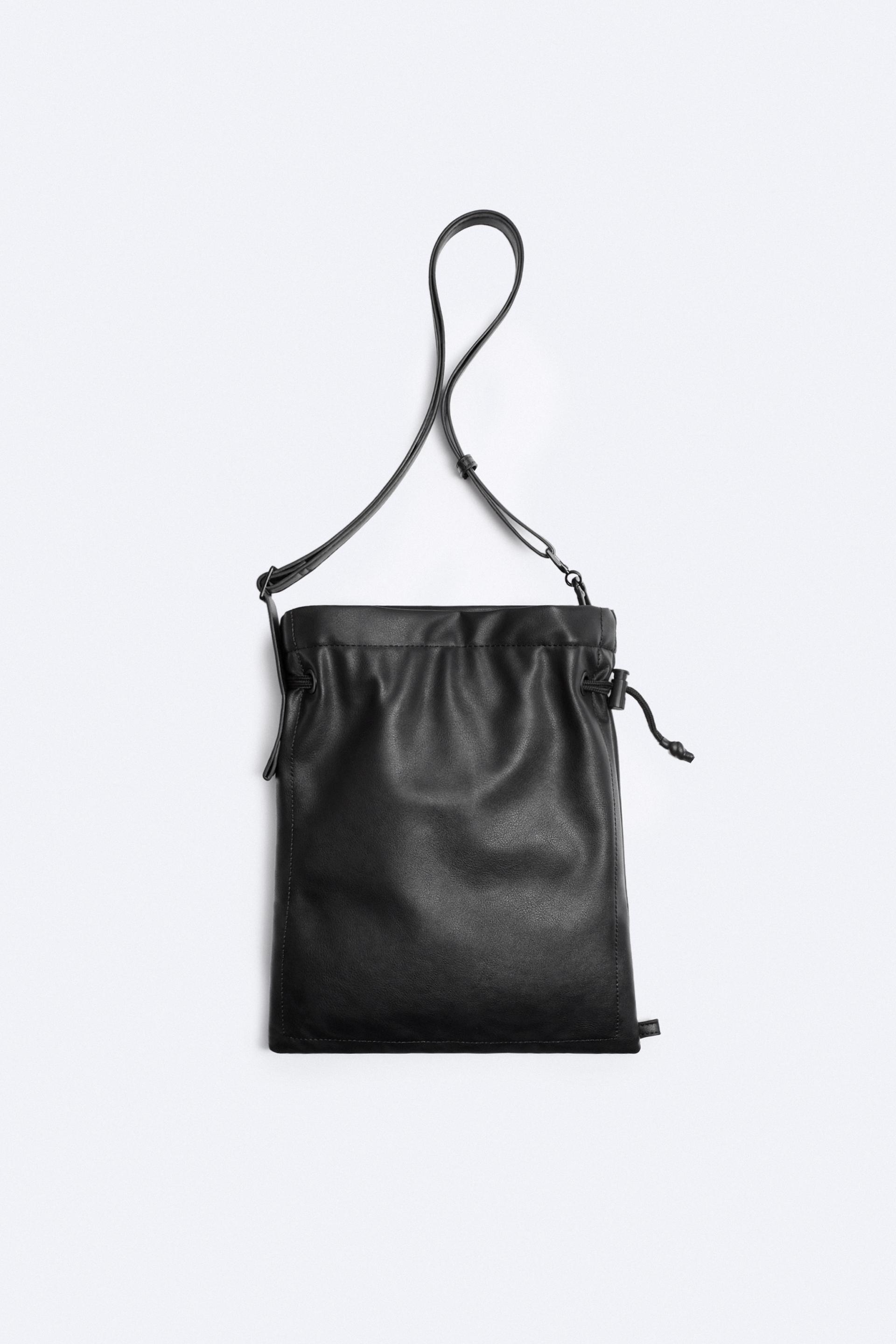 Zara drawstring bucket bag Clearance