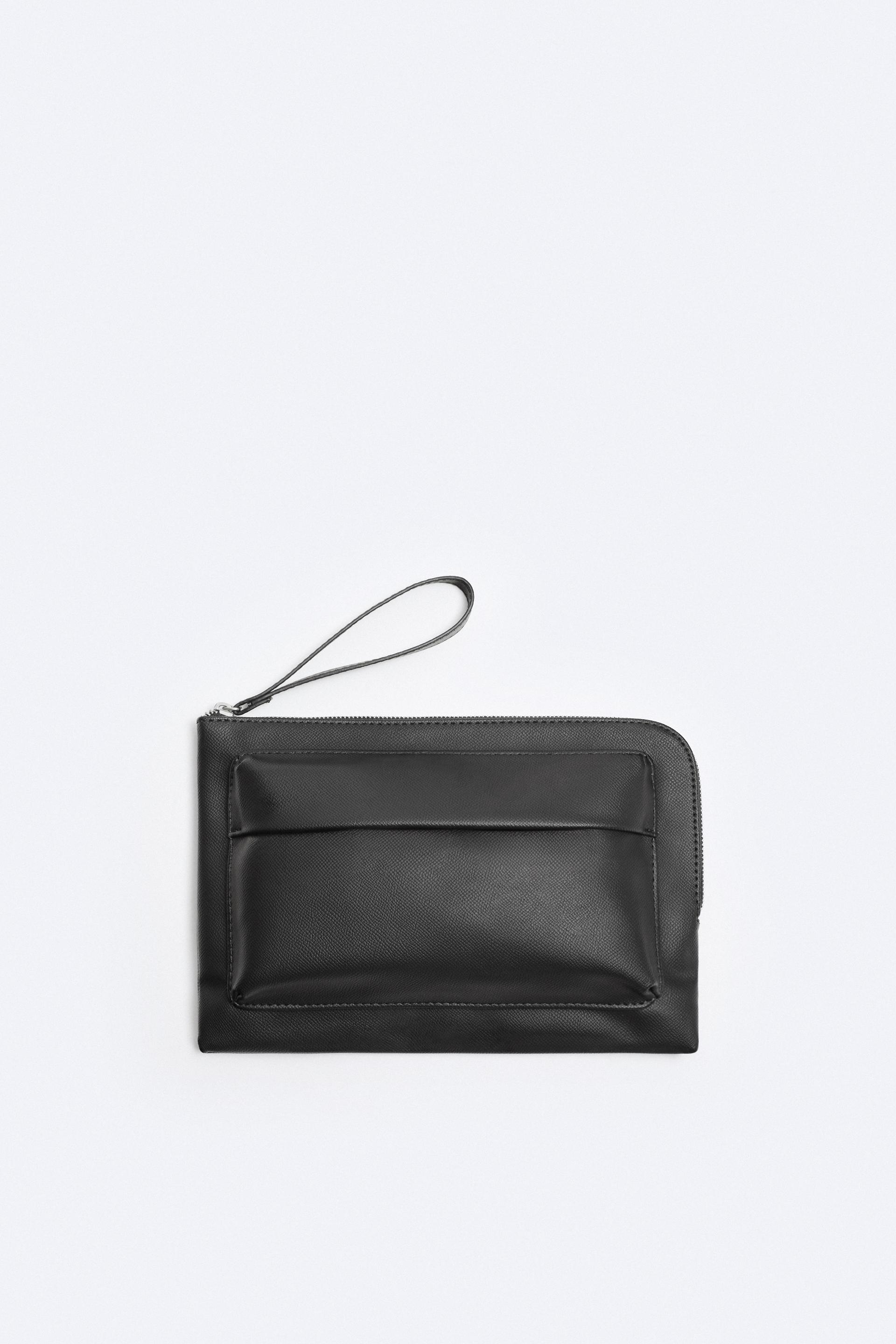 Zara black clutch Clearance