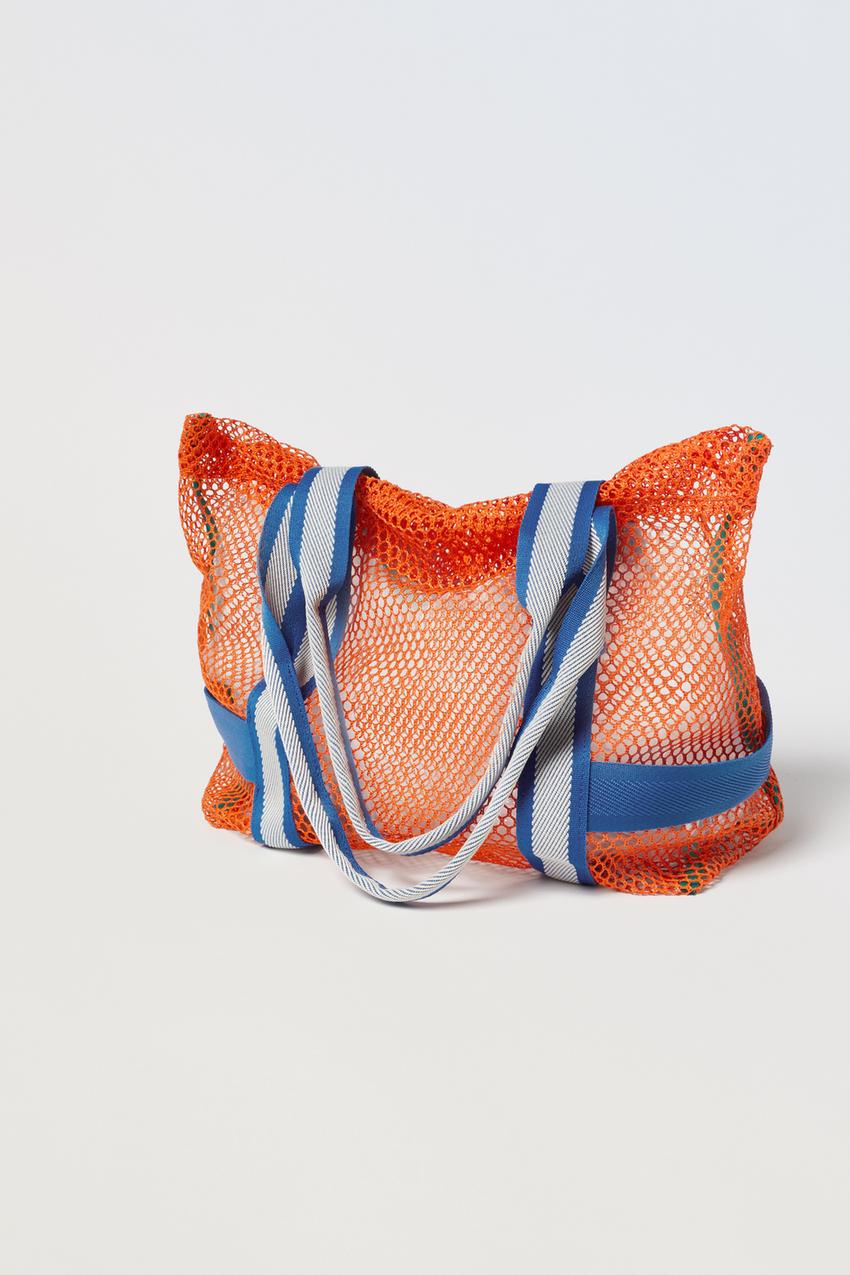 Zara net bag Clearance