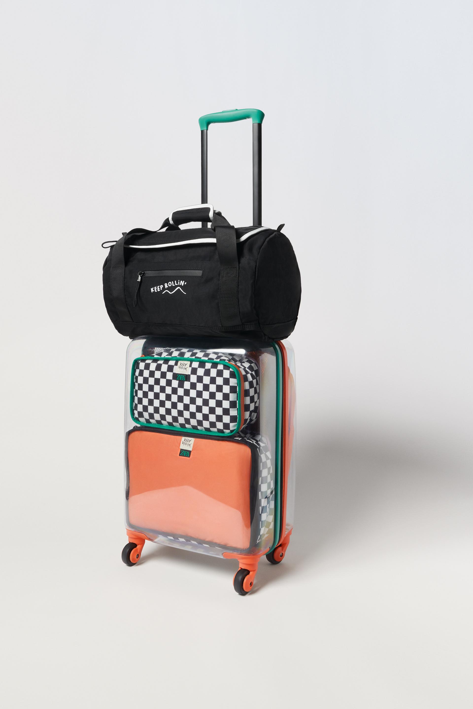 Zara transparent suitcase Clearance