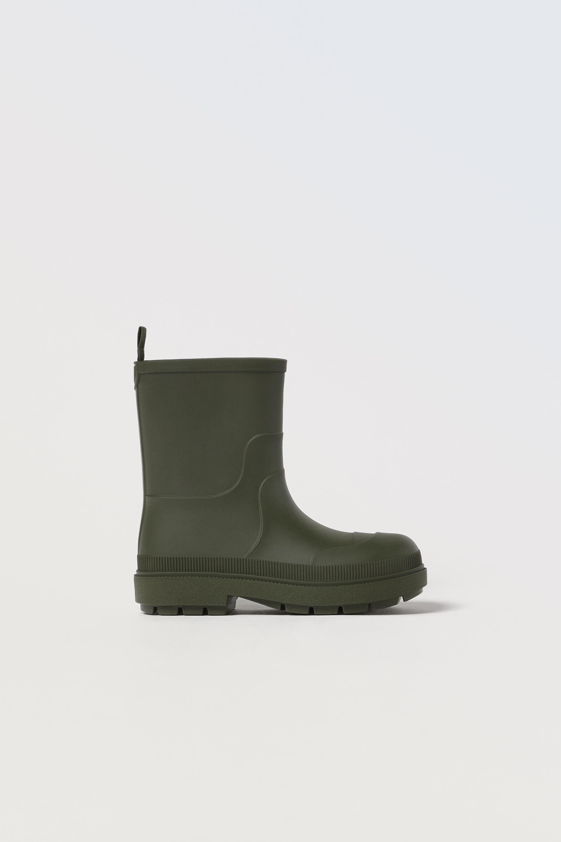 Zara green wellies Clearance