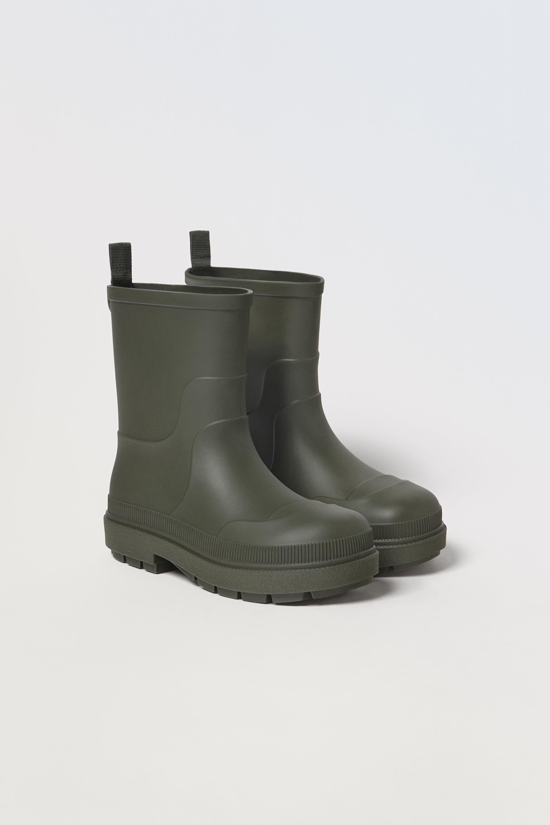 Zara green wellies Clearance