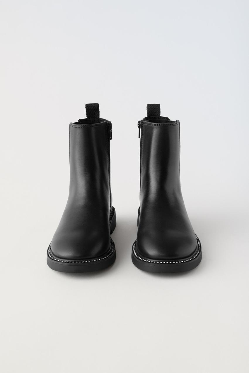 Zara rhinestone boots Clearance