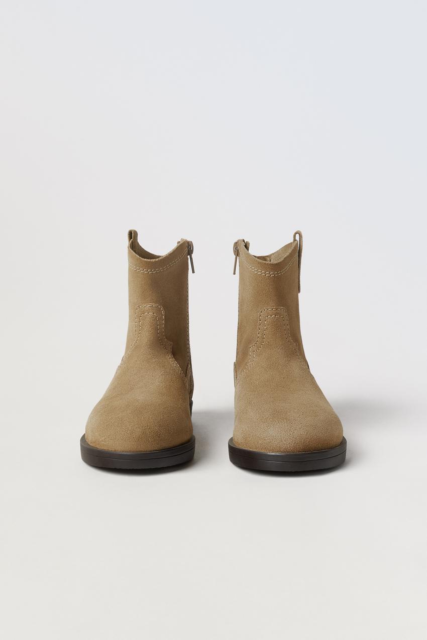 Beige ankle boots zara Clearance