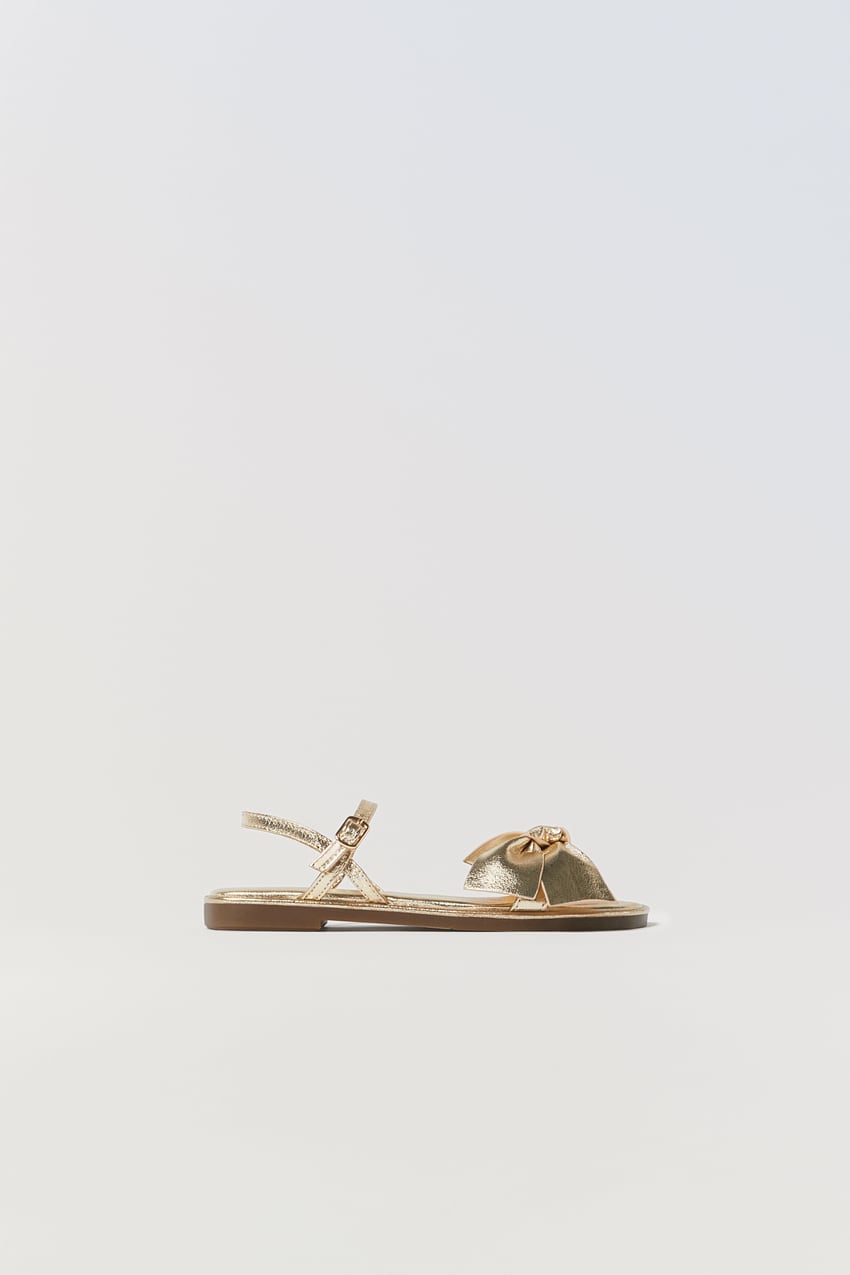 BOW SANDALS - Gold | States