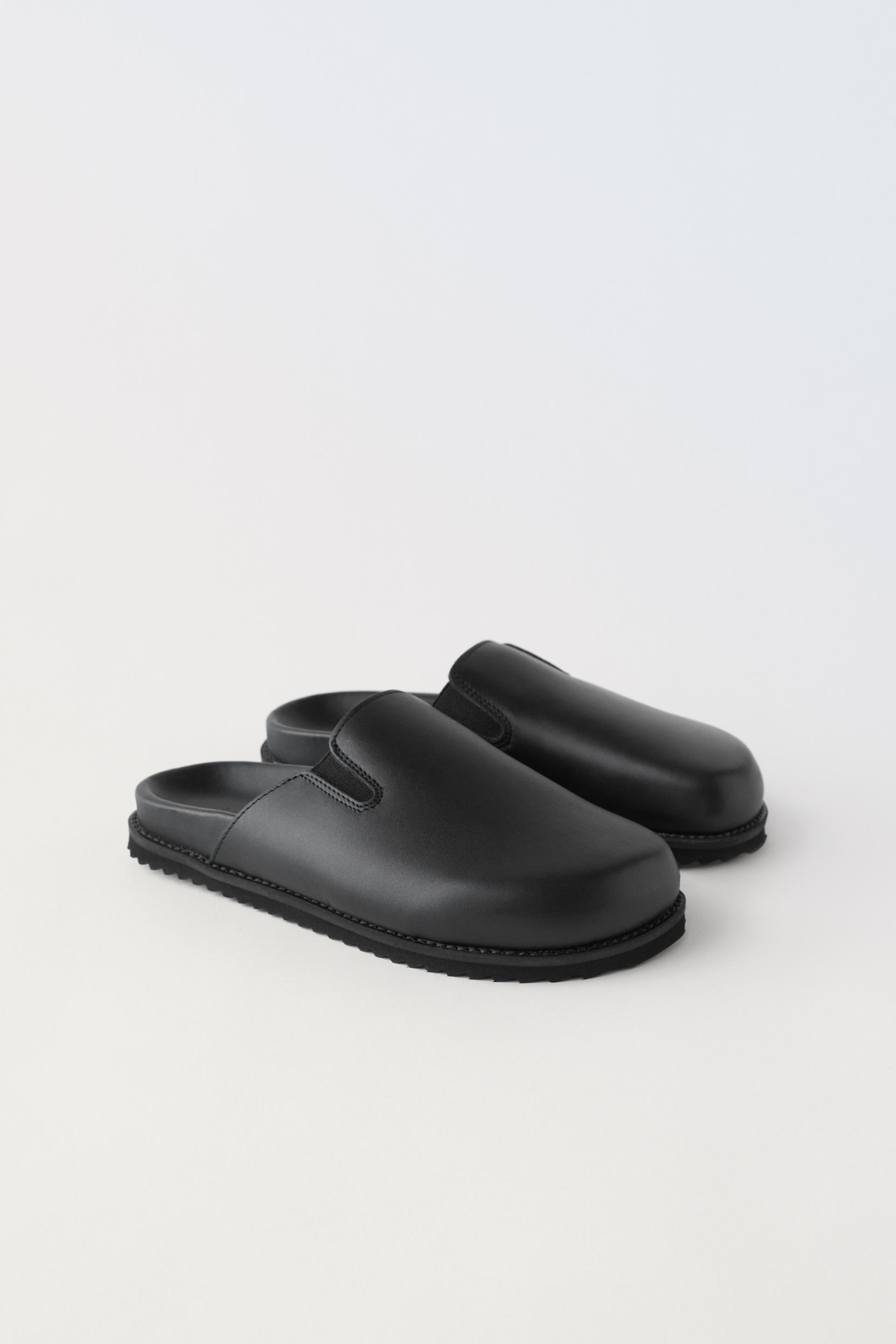 Zara black clogs Clearance