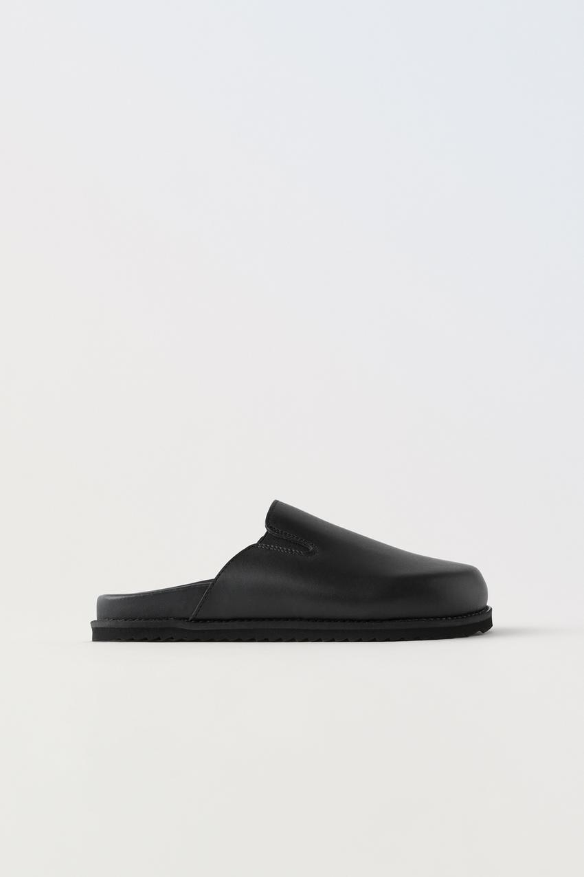 Zara black clogs Clearance