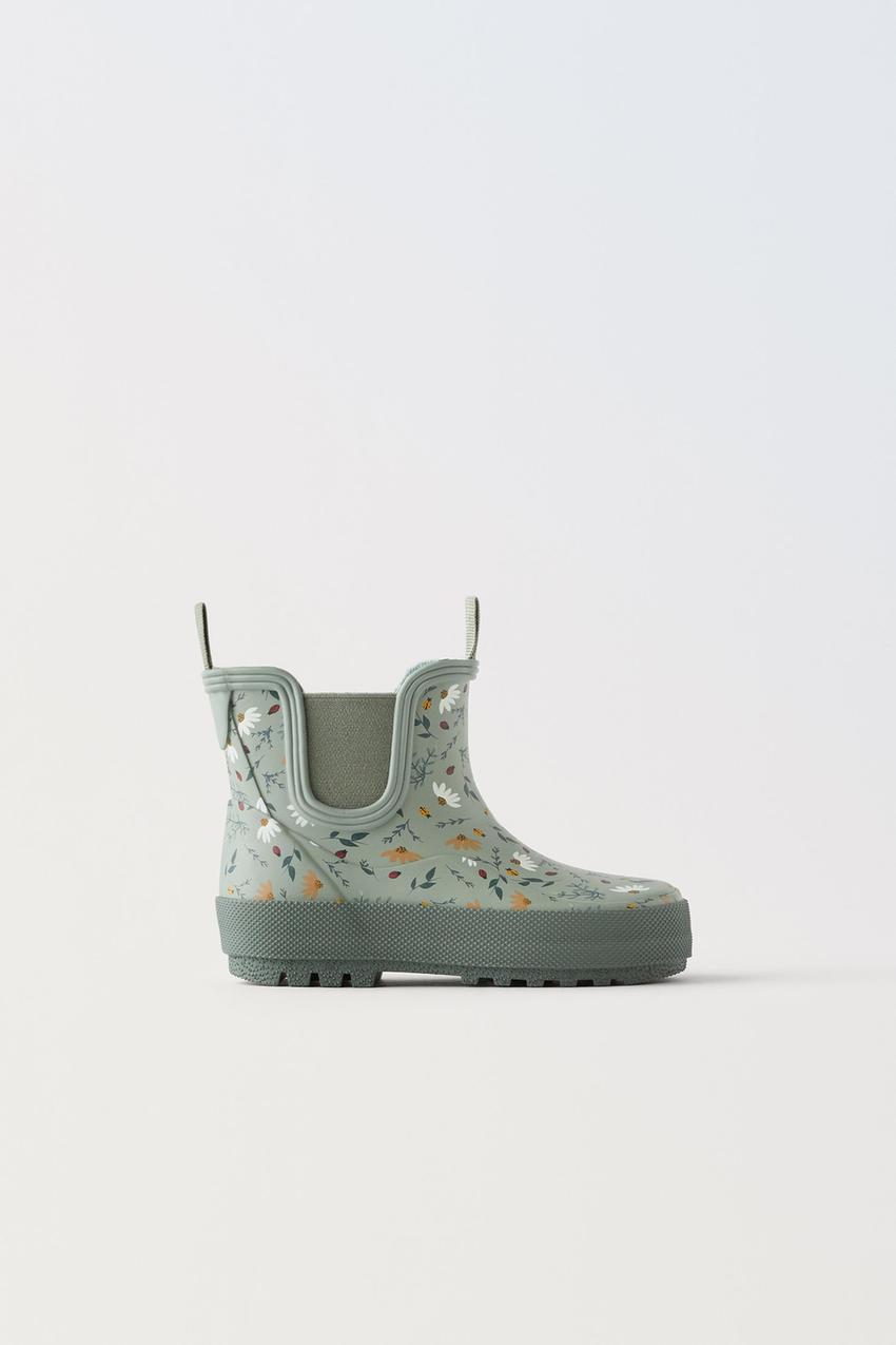 Zara green wellies Clearance