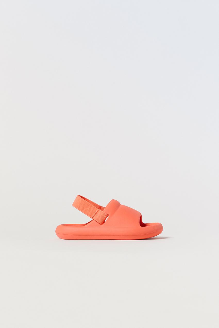 Orange zara sandals Outlet