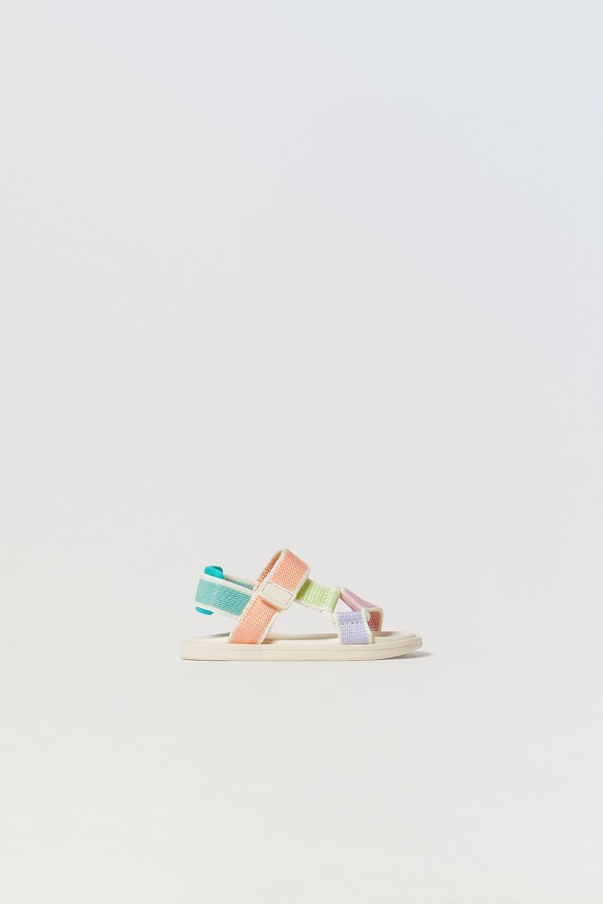 Zara multicolor sandals Clearance