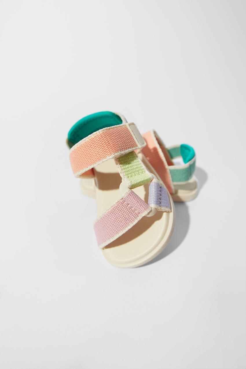Zara multicolor sandals Clearance