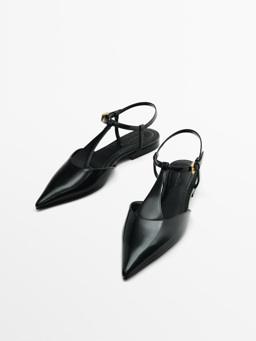 Zara basic flat shoes Clearance