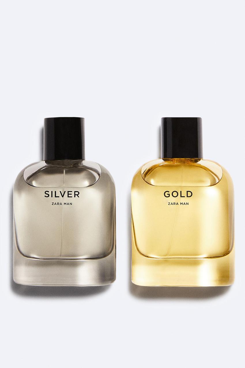 Zara perfume silver and gold Clearance