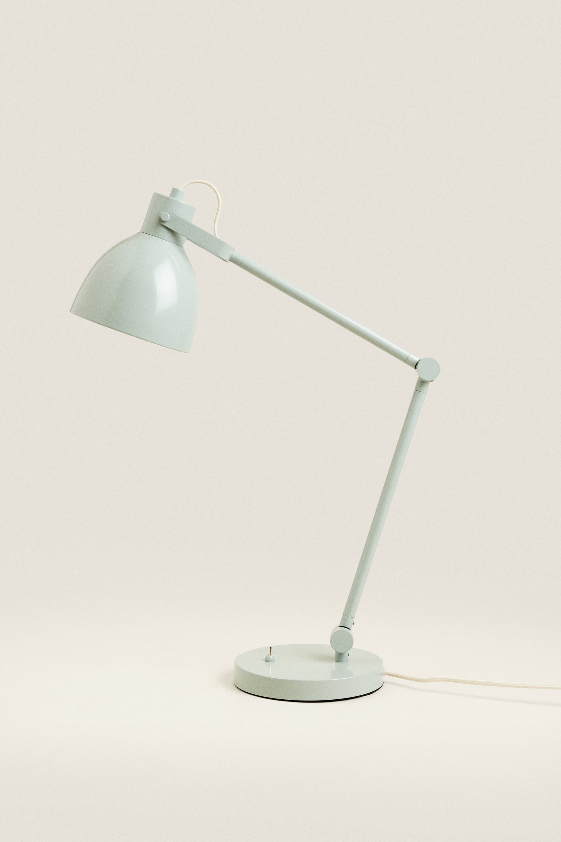 LACQUERED DESK LAMP WITH SWING ARM - Sea green