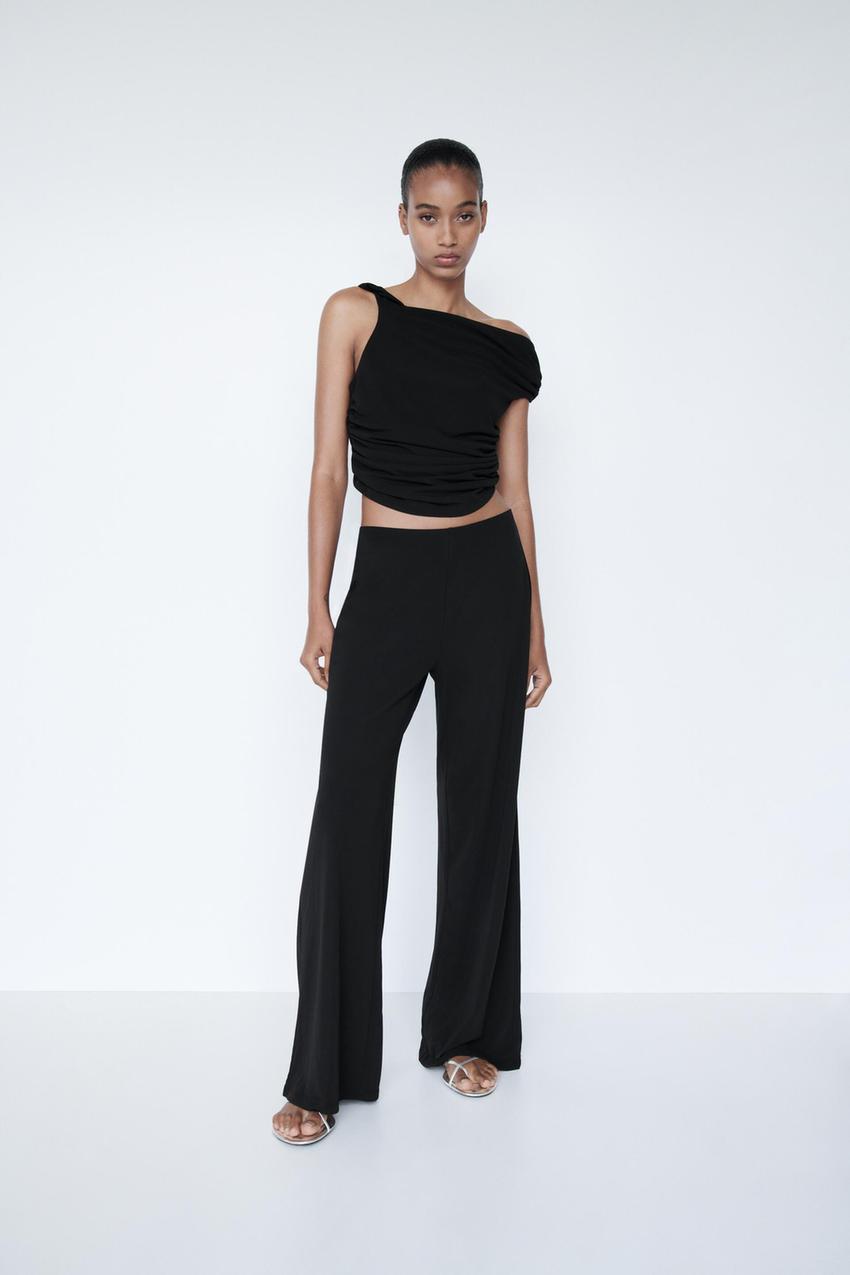 Asymmetric pants zara Clearance