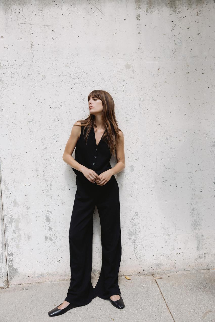 Jacquard vest zara Clearance