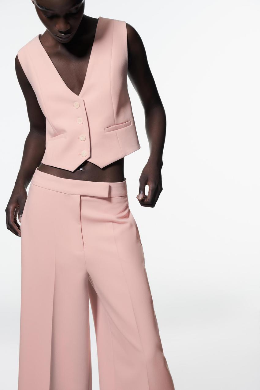 Zara pink vest Clearance