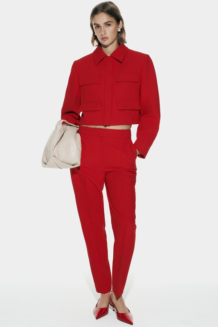 Suit set women's zara Clearance