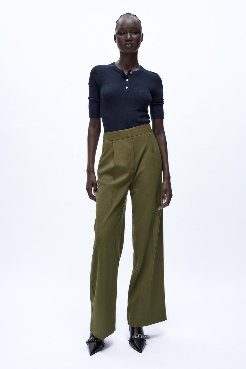 Zara side zip trousers Clearance