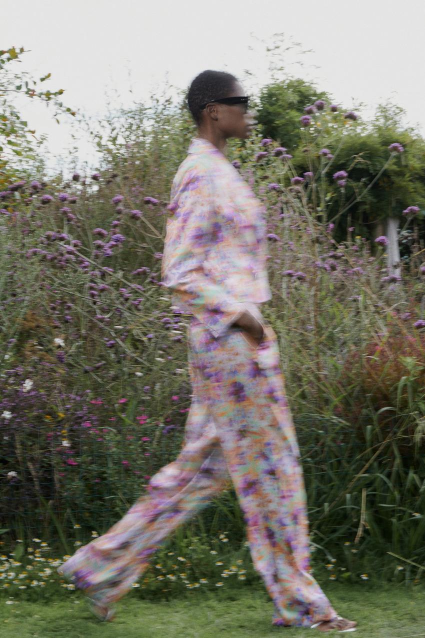 Zara floral trousers Clearance