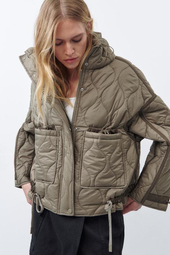 Zara padded parka Clearance