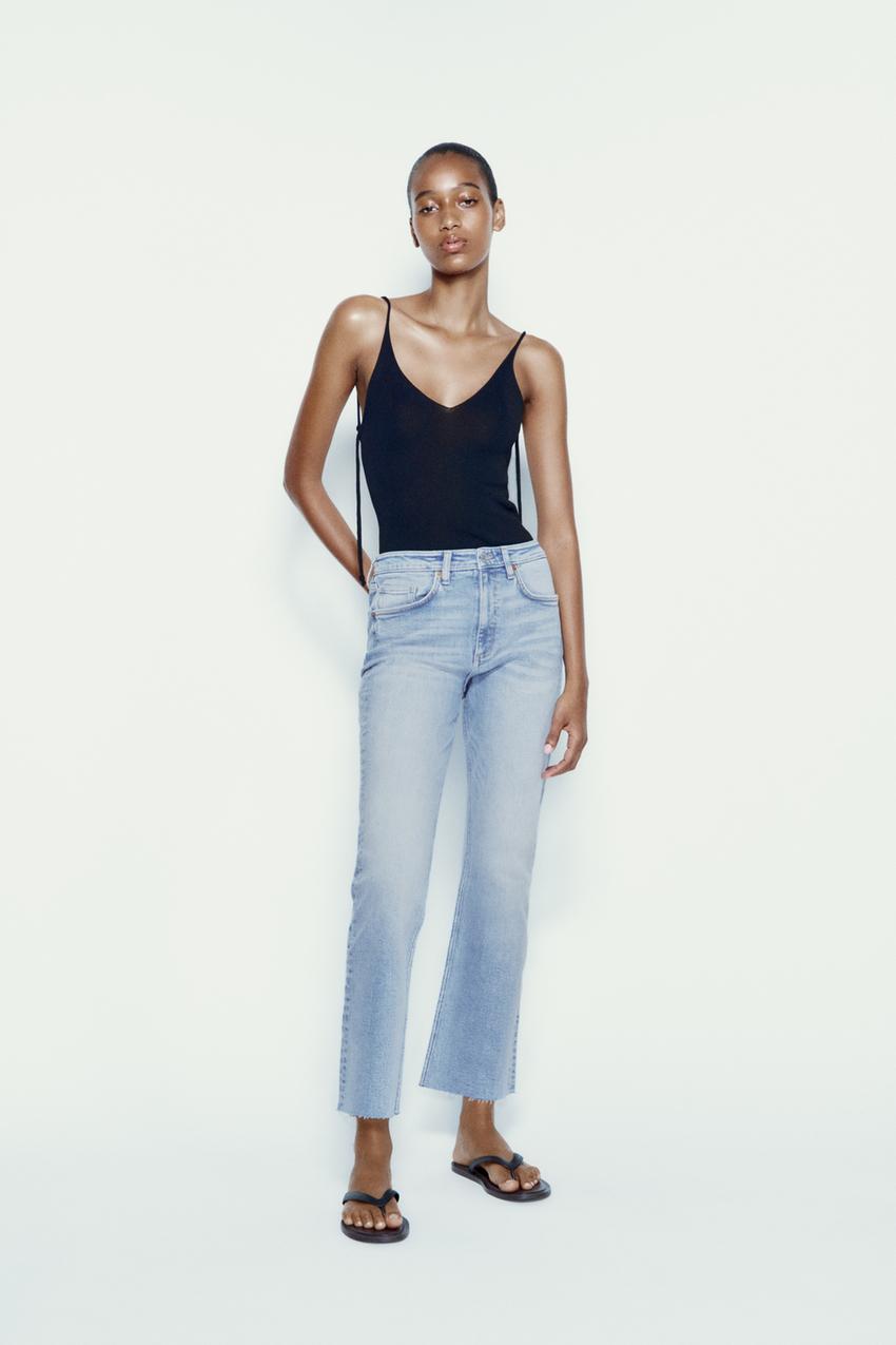 Zara flare crop jeans Clearance