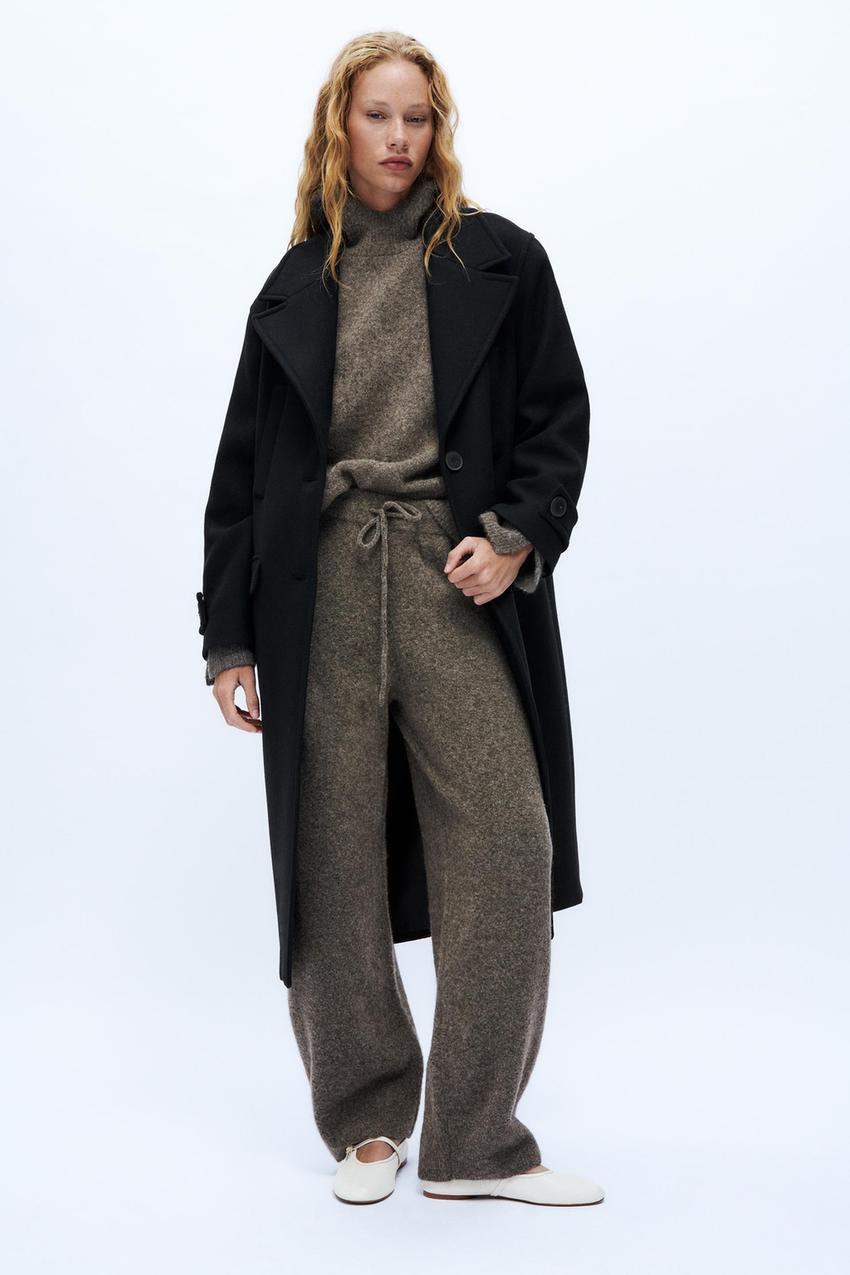 Zara limited edition black coat Clearance