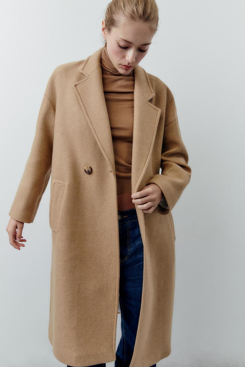 Zara buttoned coat Clearance