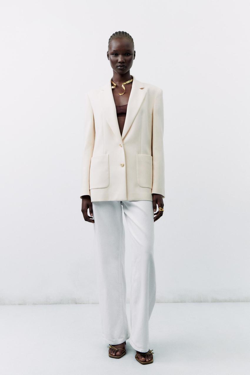 Zara patch pocket blazer Clearance